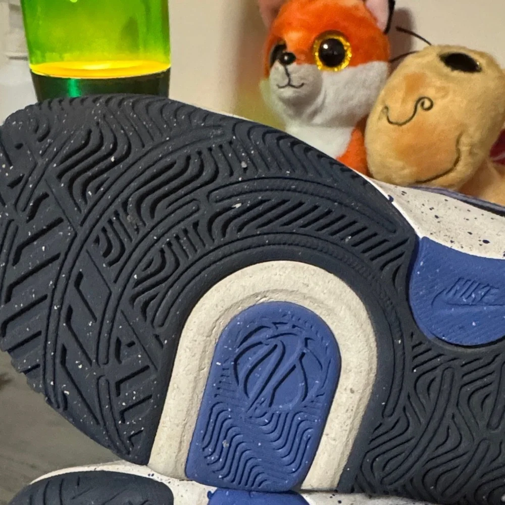 Nike Kids Royal Blue Basketball Sneakers - Picture 6 of 7